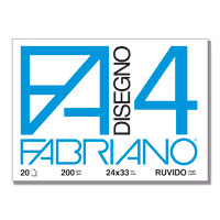 Blocco da disegno F4 - Fabriano - Ruvido