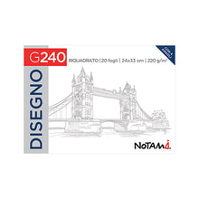 Blocco da disegno G240 formato 24x33 - 20 fogli da  220 gr.