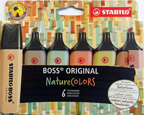 Stabilo Boss - Nature Colours - conf. 6 pz
