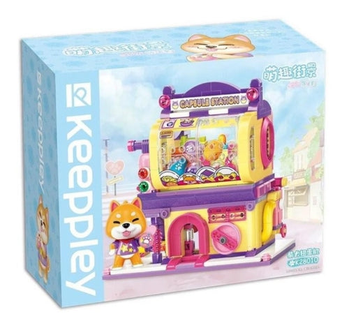 Keeppley Lovely Street - Shiba inu gashapon machine
