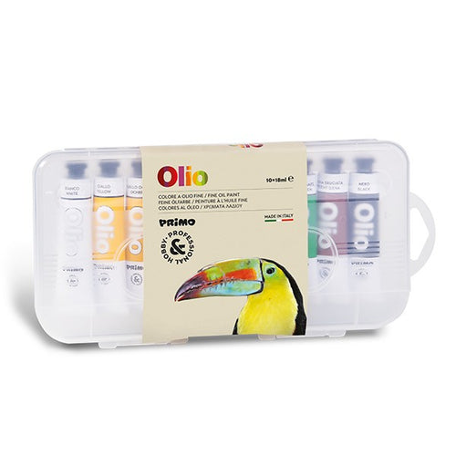 Colori a olio Primo in tubetto -  conf. da 10 colori