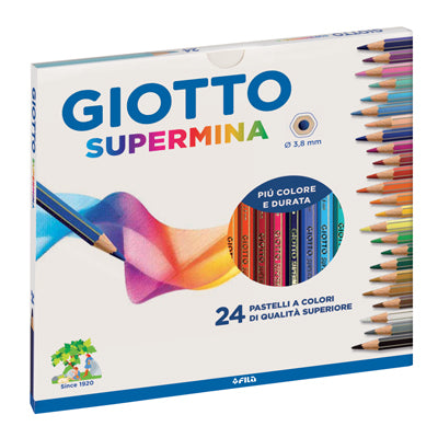 Matite colorate Giotto Supermina - conf. 24