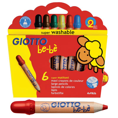 Pastelli Giotto Be-be' da 6