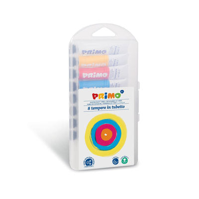 Colori a tempera CMP - confezione 8 pezzi da 12 ml