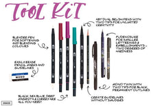 Tombow advance lettering set