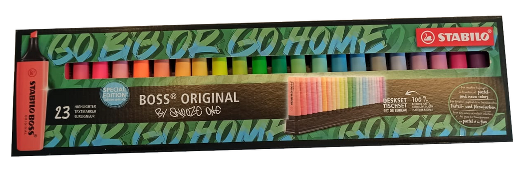 Evidenziatore Stabilo Boss Set 23 colori by Snooze One