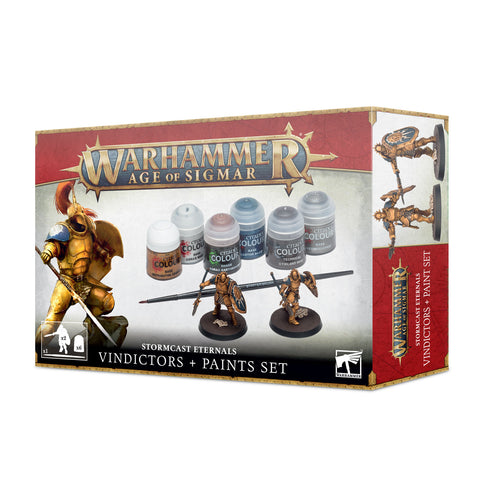 Age of Sigmar Figli Eterni della Tempesta: Vindictor + Set di Pittura