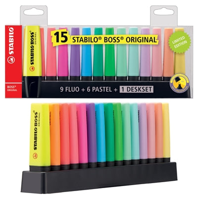 Evidenziatori Stabilo Boss Deskset Assortiti